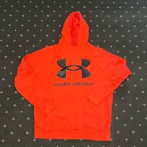 Under armour red Hoodie. Size large.